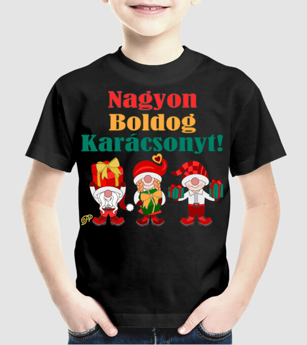  minta fekete pólón