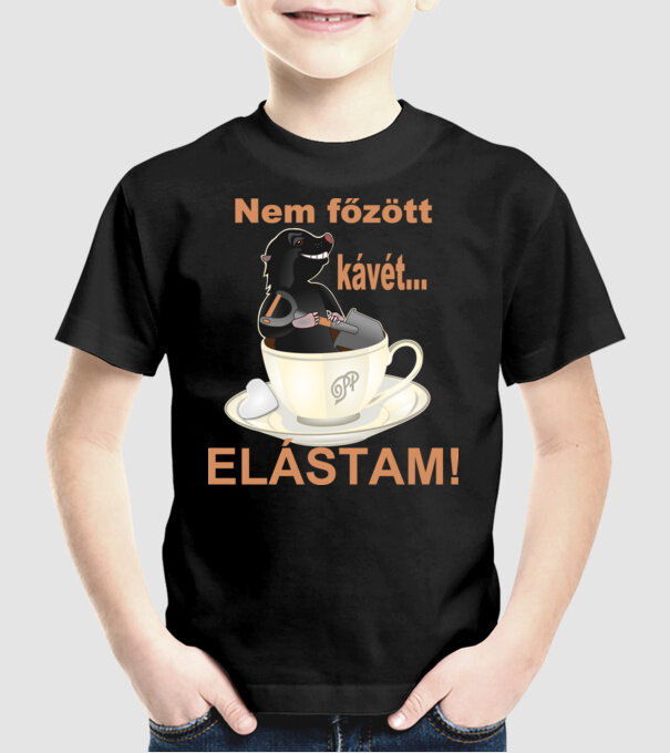  minta fekete pólón