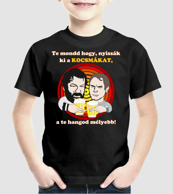  minta fekete pólón