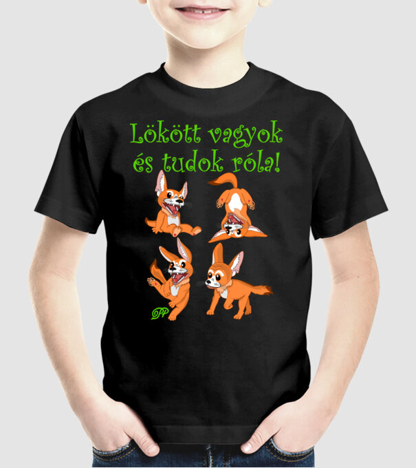 minta fekete pólón