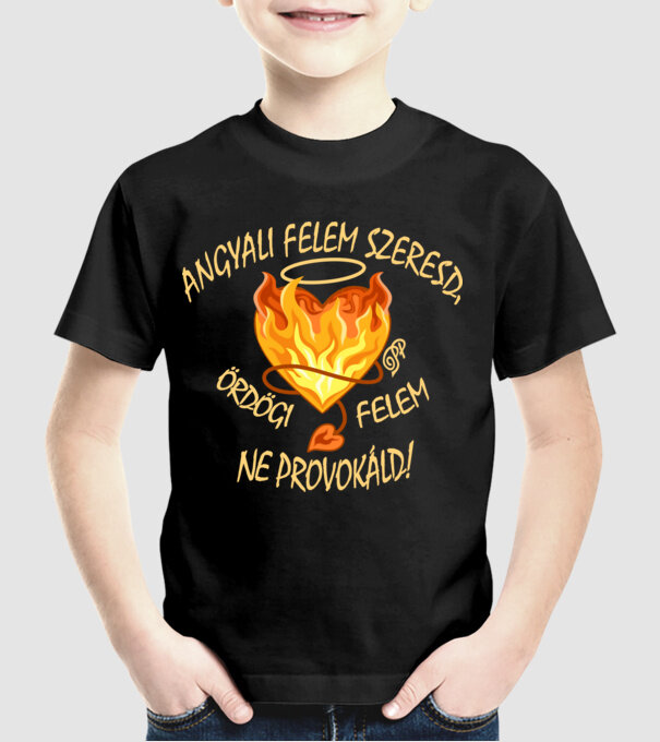  minta fekete pólón