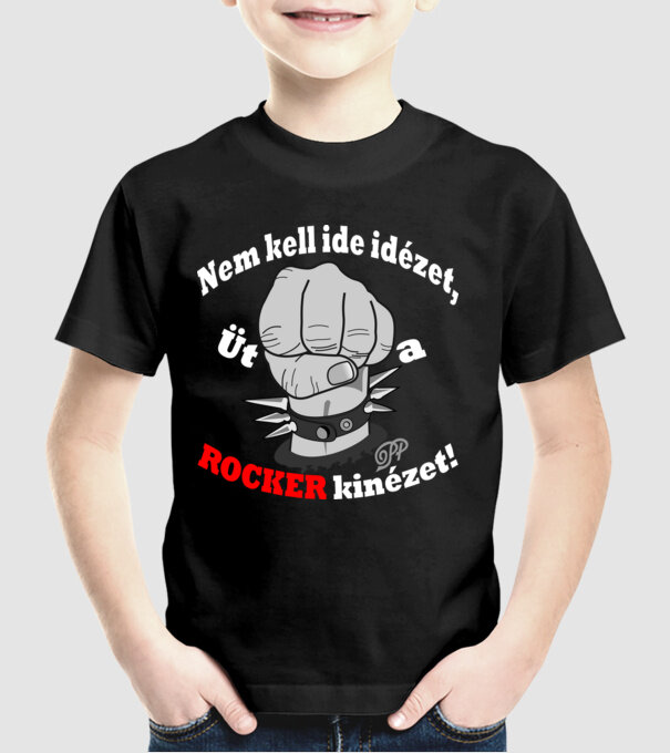  minta fekete pólón