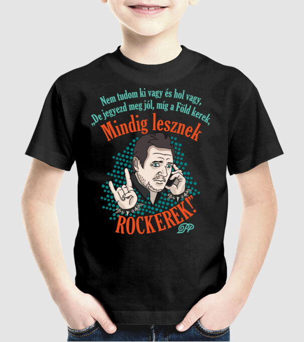  minta fekete pólón