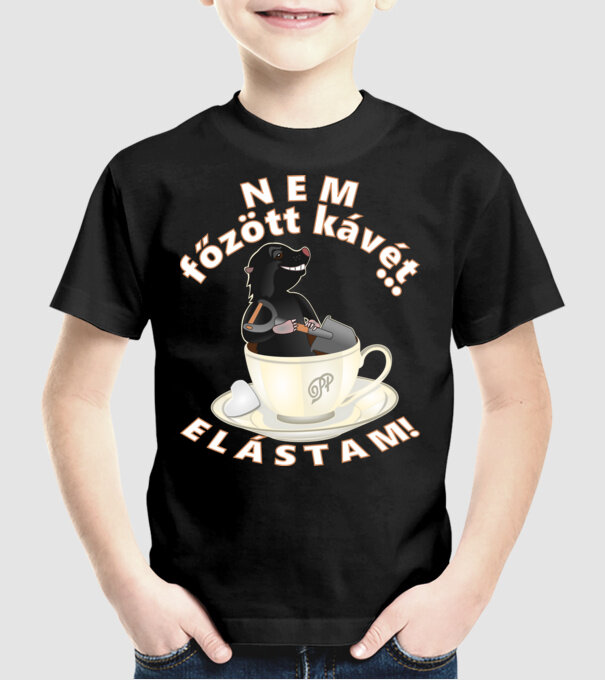  minta fekete pólón