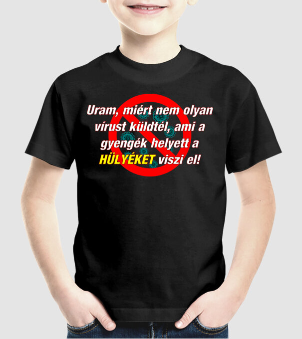  minta fekete pólón
