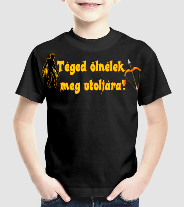  minta fekete pólón