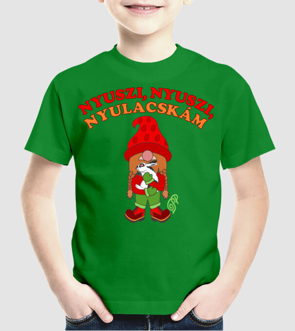  minta zöld pólón