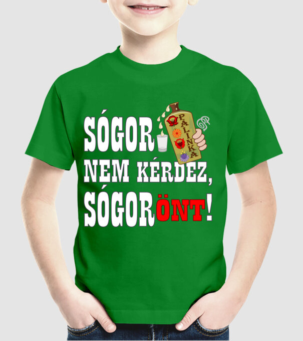  minta zöld pólón