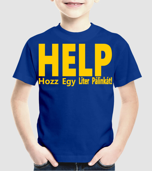  minta királykék pólón