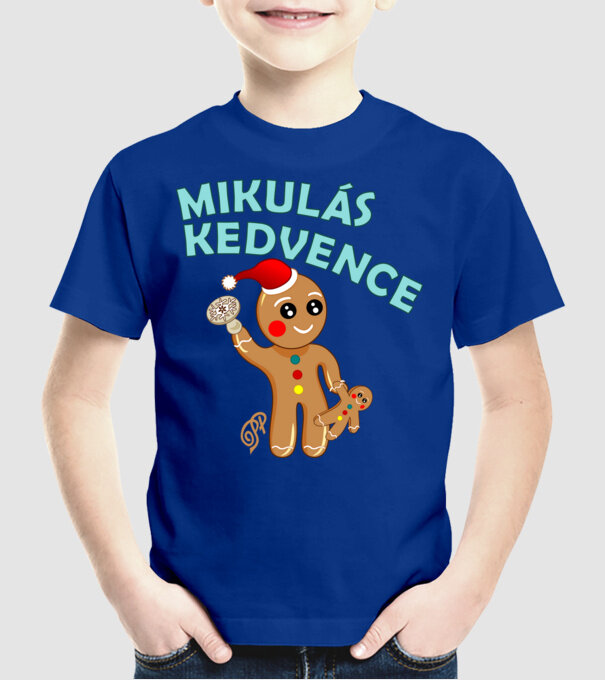  minta királykék pólón