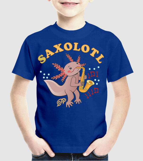 minta királykék pólón