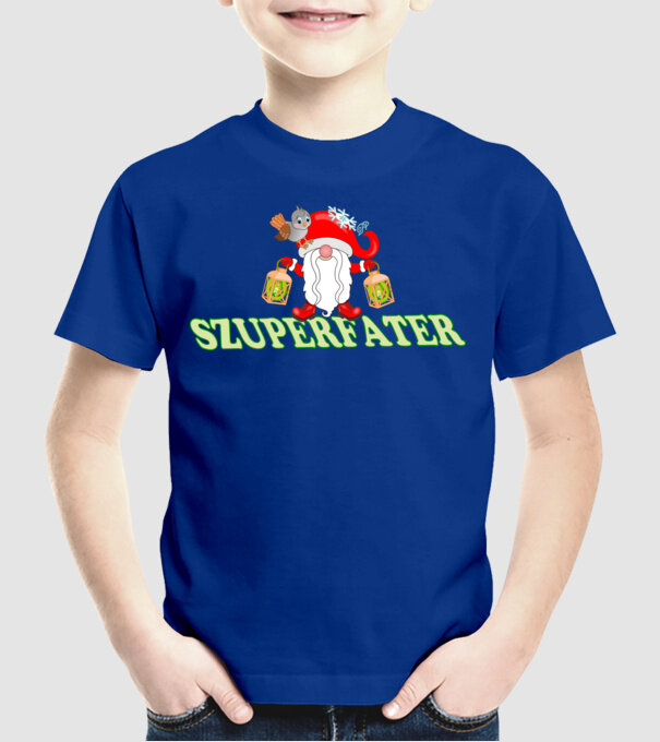  minta királykék pólón