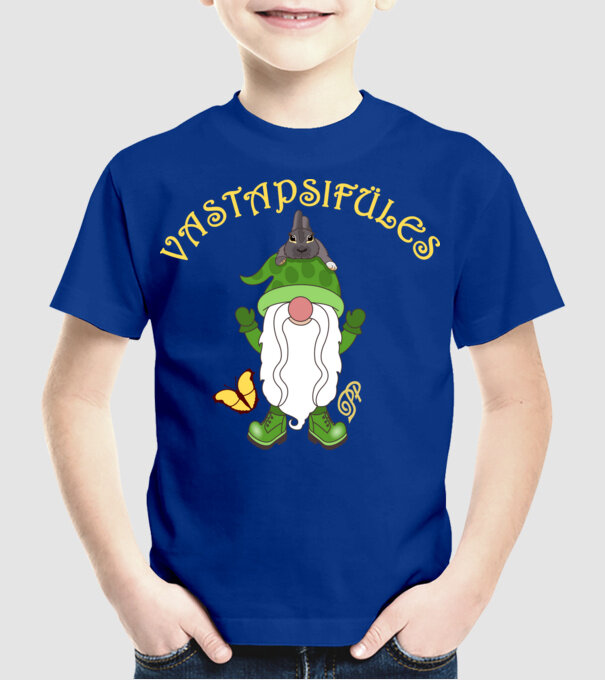  minta királykék pólón
