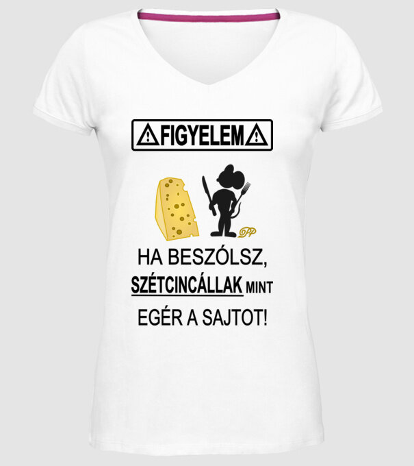  minta fehér pólón