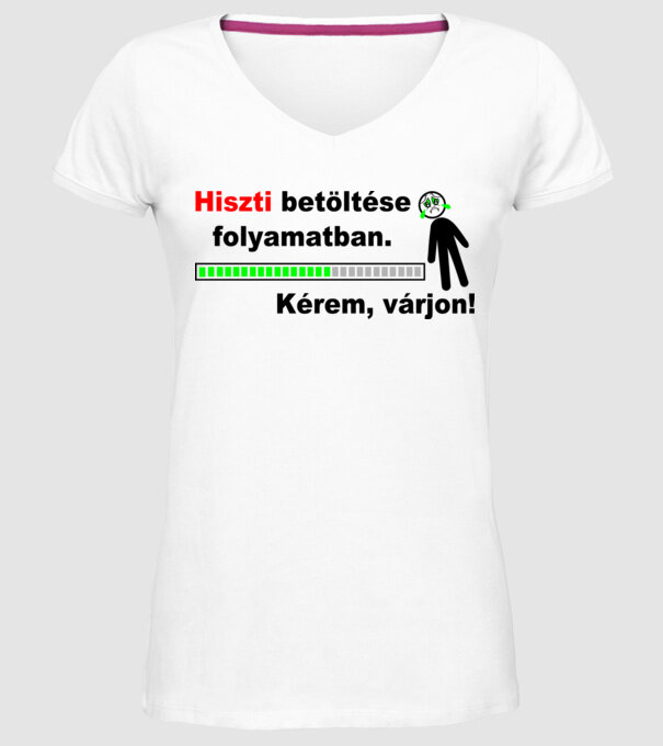  minta fehér pólón