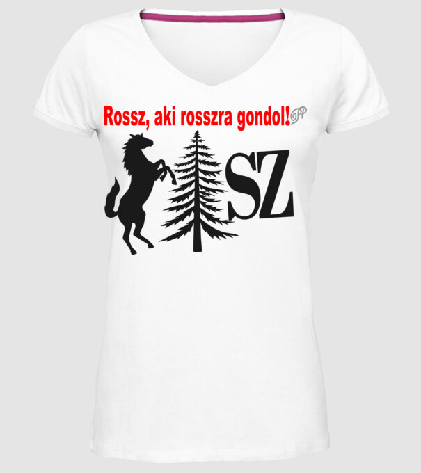  minta fehér pólón