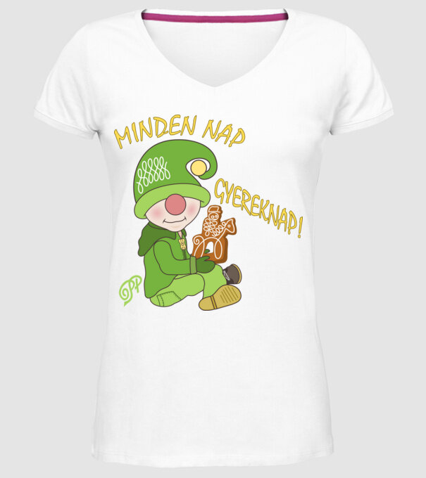  minta fehér pólón