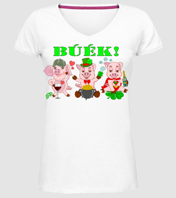  minta fehér pólón