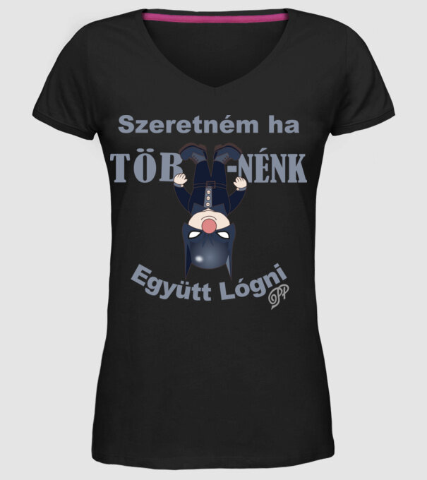  minta fekete pólón