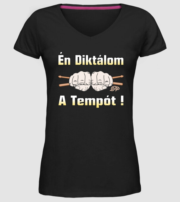  minta fekete pólón
