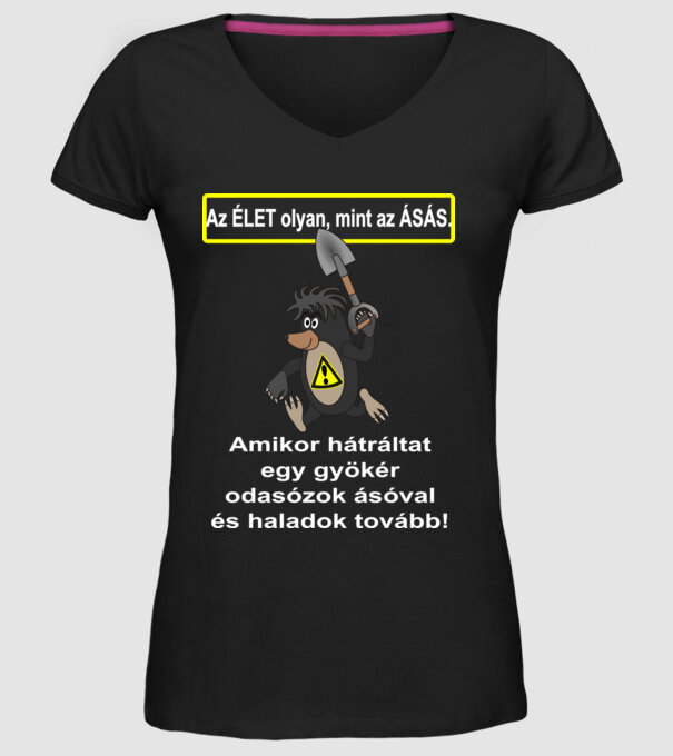  minta fekete pólón