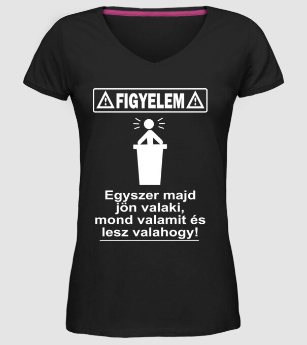 minta fekete pólón