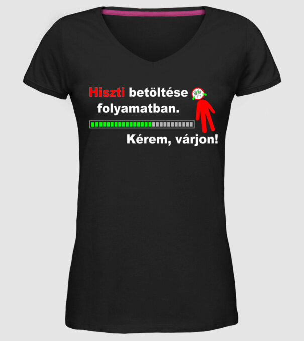  minta fekete pólón