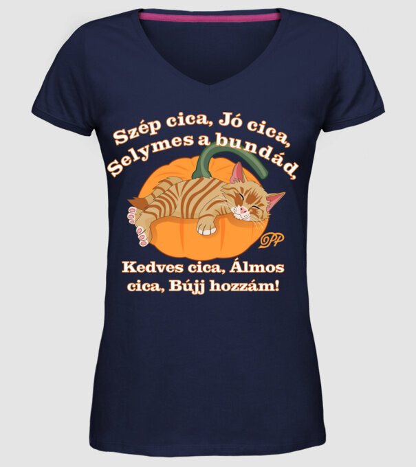  minta sötétkék pólón