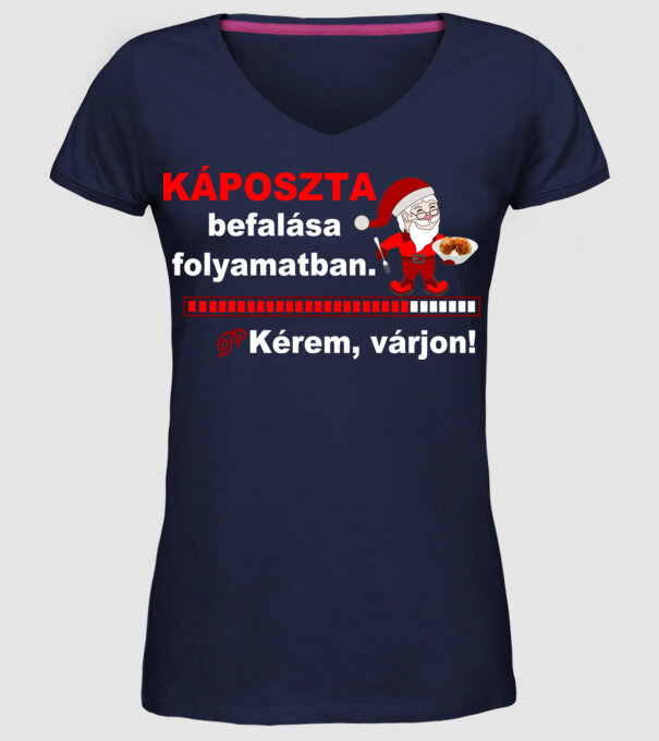  minta sötétkék pólón