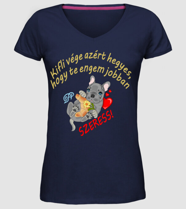  minta sötétkék pólón