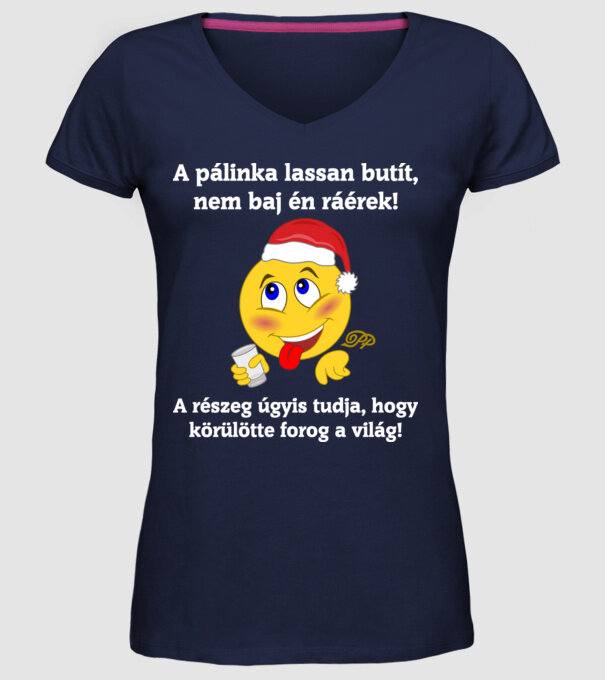  minta sötétkék pólón