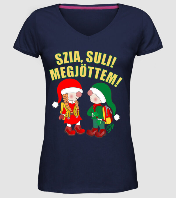  minta sötétkék pólón