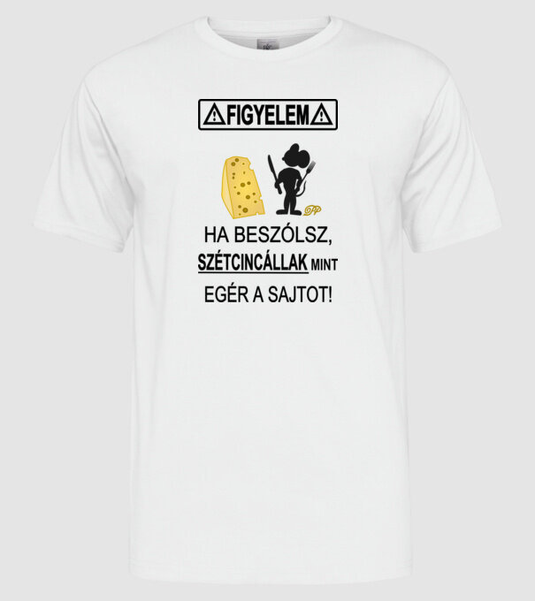  minta fehér pólón