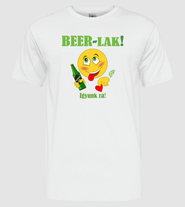  minta fehér pólón