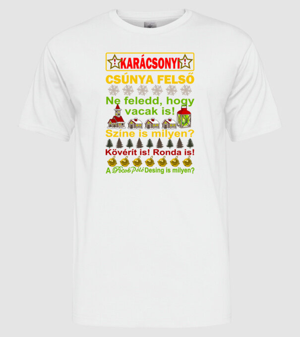  minta fehér pólón