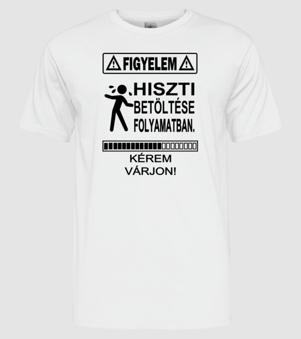  minta fehér pólón