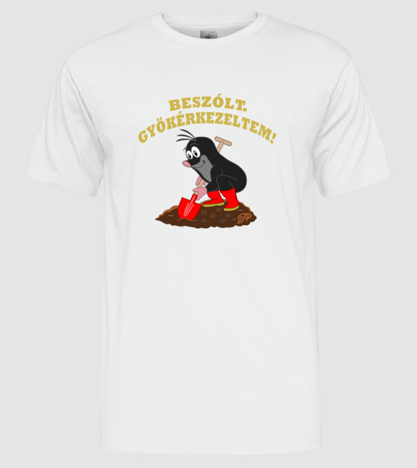  minta fehér pólón