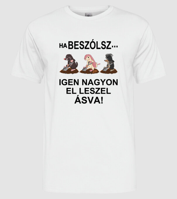  minta fehér pólón