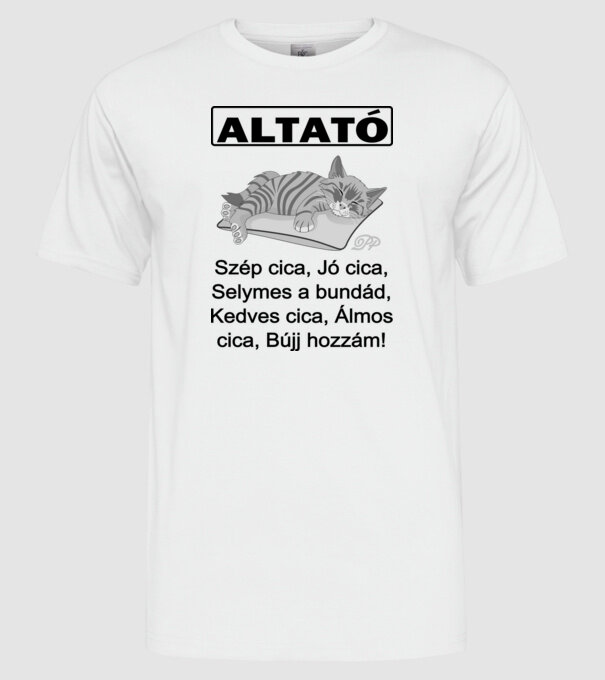 minta fehér pólón