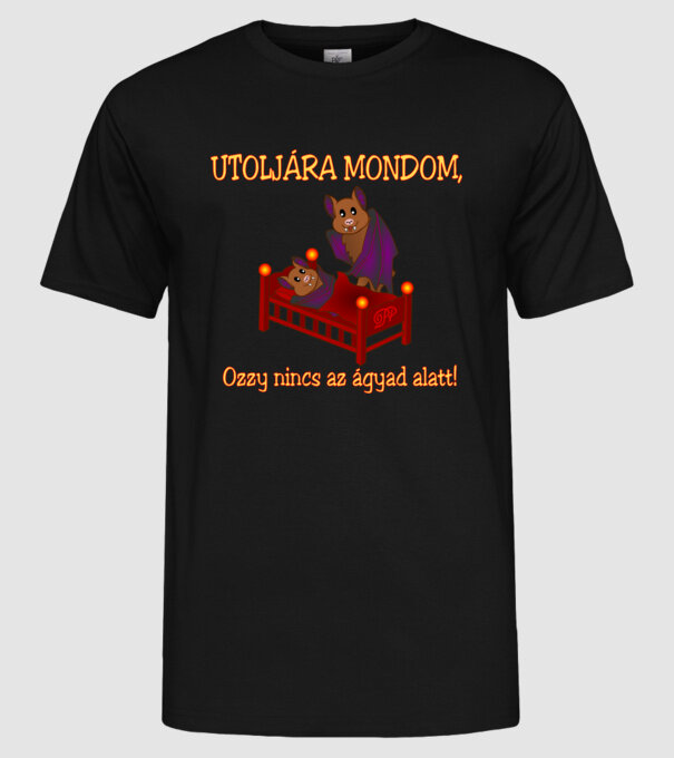  minta fekete pólón