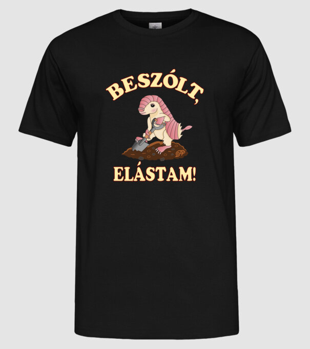  minta fekete pólón