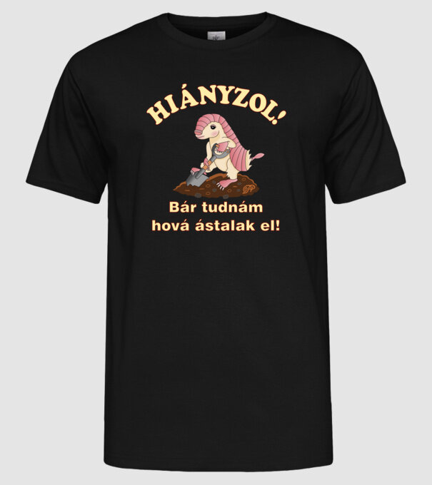  minta fekete pólón