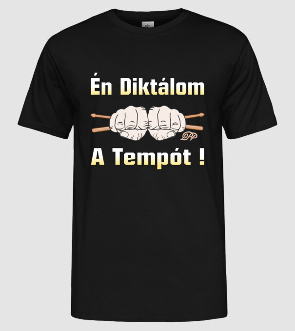  minta fekete pólón