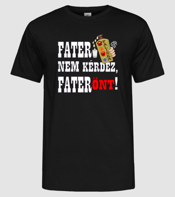  minta fekete pólón