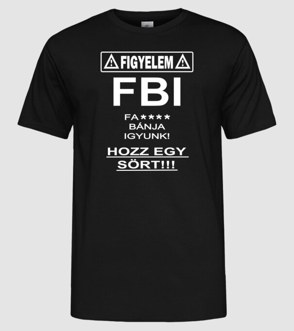  minta fekete pólón