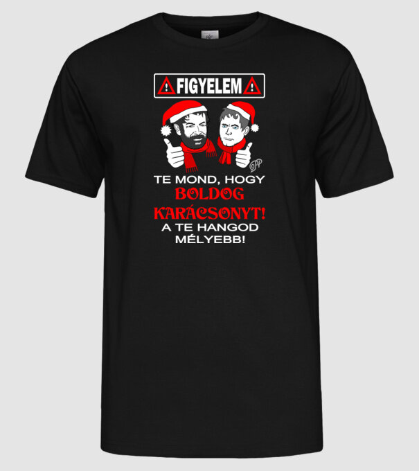  minta fekete pólón