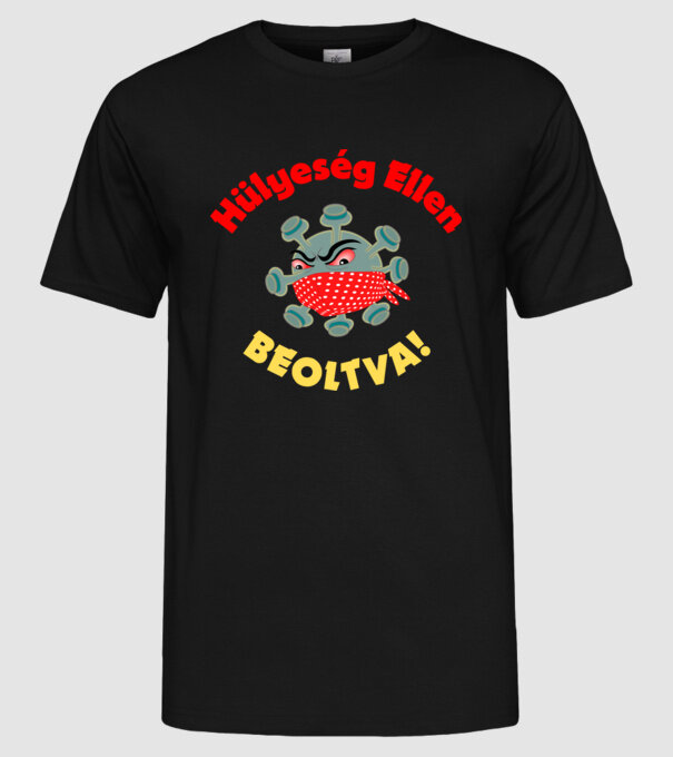  minta fekete pólón