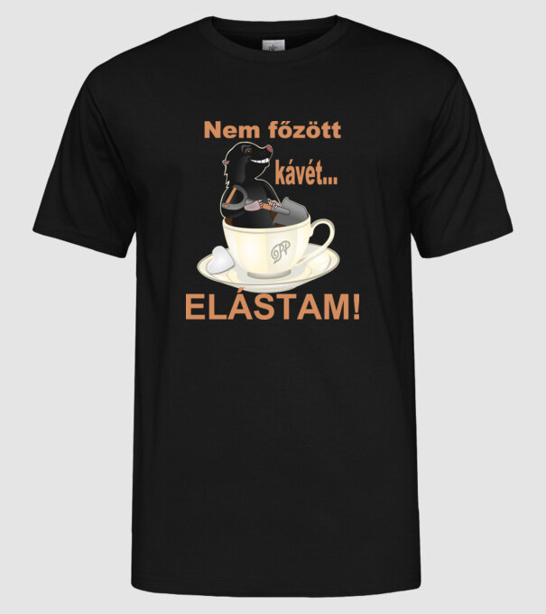  minta fekete pólón