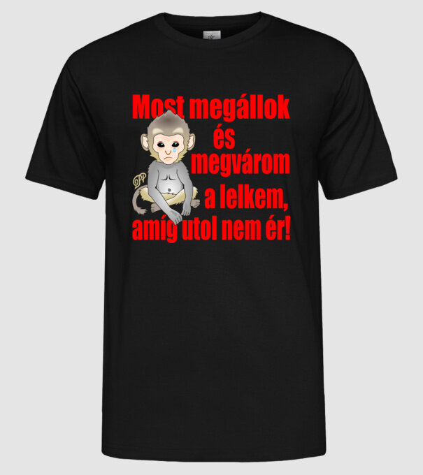  minta fekete pólón