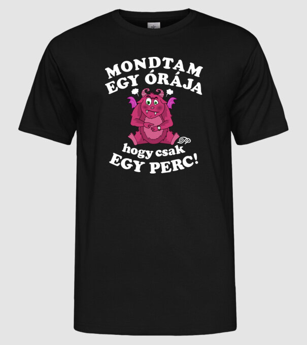  minta fekete pólón